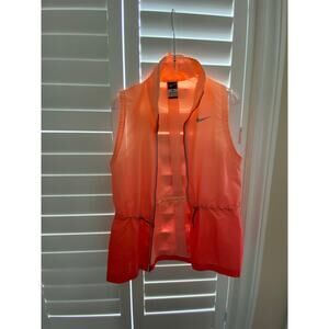 NIKE Women's Gradient Dri-Fit Windbreaker Running Vest 646631-646 SIZE M